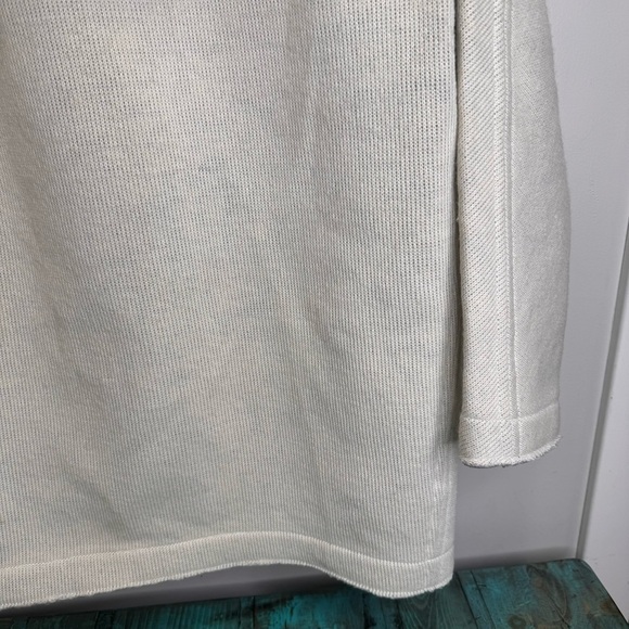 Add Down Cream Wool Hooded Jacket Size 4 Neutral Minimalist - Picture 8 of 16